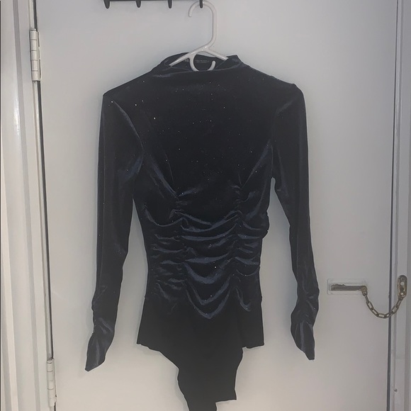 Zara sparkly navy blue bodysuit - Picture 2 of 3